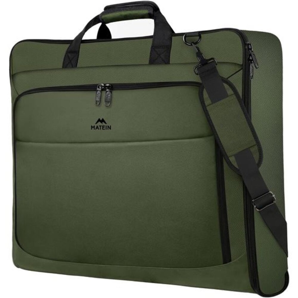 New Travel Garment Bag, Large Convertible Carry On Suit Bag with Adjustable
